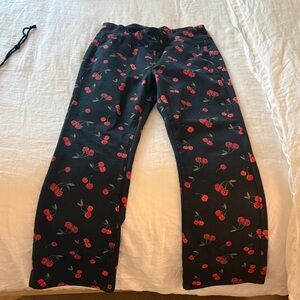 We The Free Black Cherry Kids Pajama Bottoms